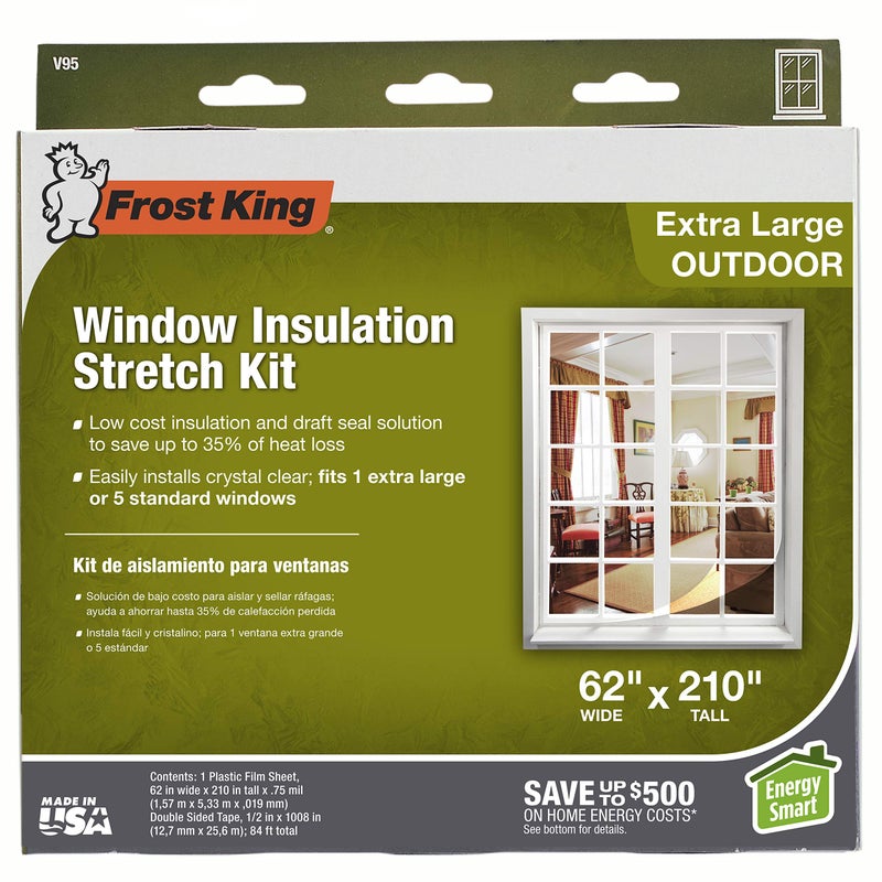 Frost King V95H, 62-Inch by 210-Inch, Clear - Image 1